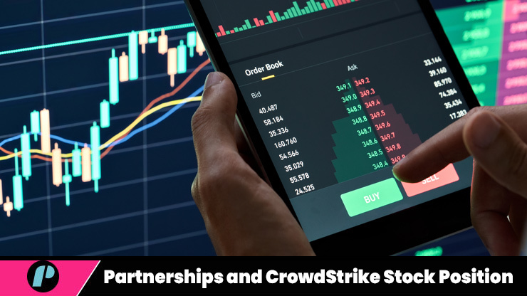 crowdstrike share price and partnerships